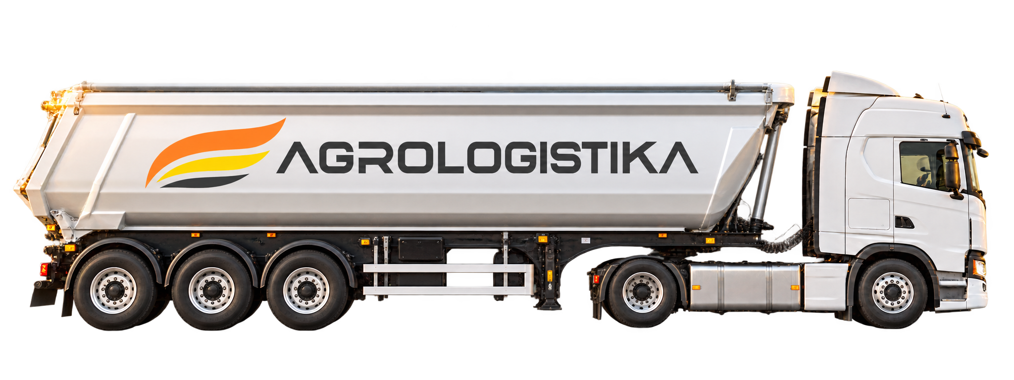 Kiperski kamion sa logom Agrologistike